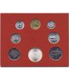 Cartera monedas Vaticano año 1974 en Liras  - 2