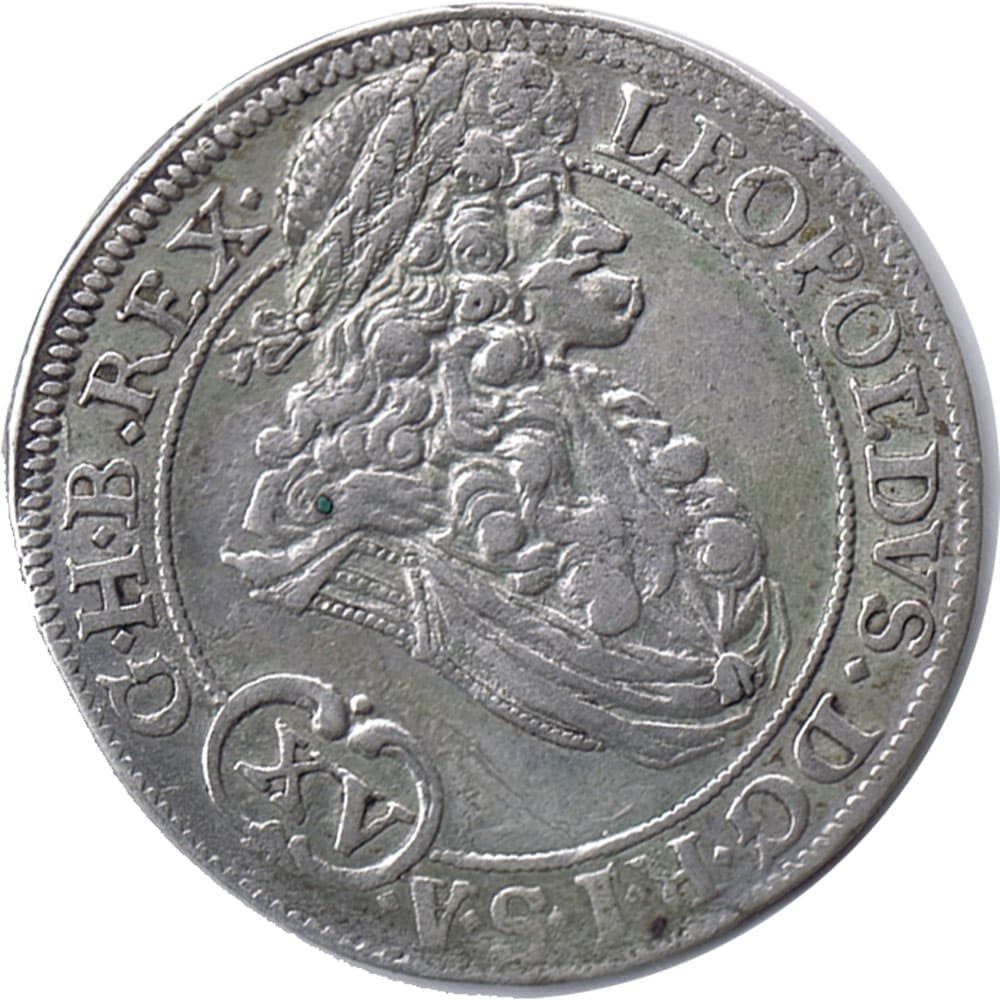 Austria Moneda de plata 15 kreuzer 1694 Leopoldo I.  - 1