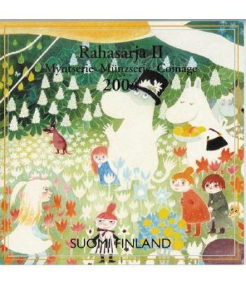 Cartera oficial euroset Finlandia 2004 2º. Los mumins.  - 2