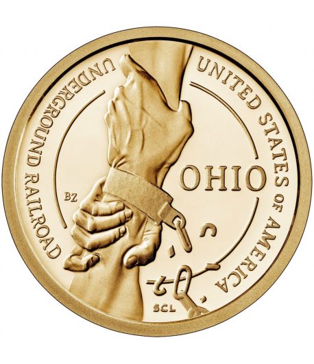 Moneda de Estados Unidos 1$ Ohio 2023. Ceca P  - 1