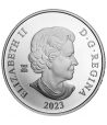 Moneda de 5$ de plata Canada Coronación Carlos III 2023  - 2
