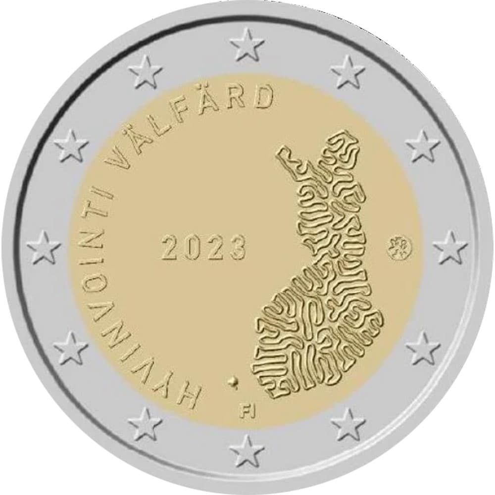 moneda 2 euros Finlandia 2023 Servicios Sociales y Sanitarios  - 1