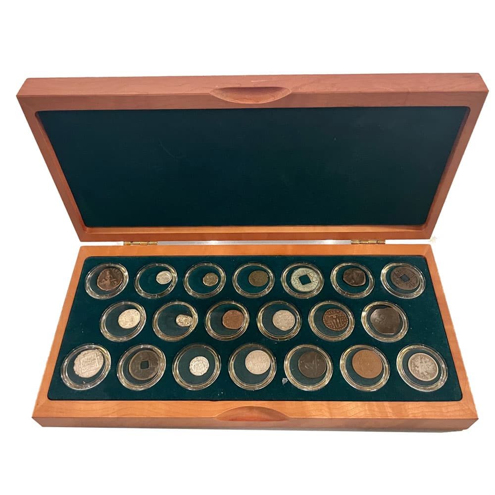 Colección 20 monedas Testigos de la Historia en plata y bronce .  - 1