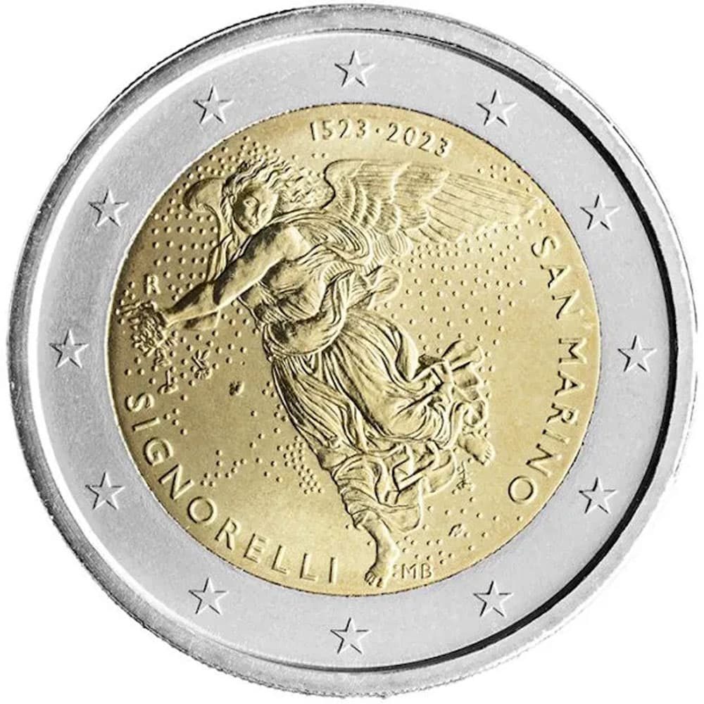 moneda 2 euros San Marino 2023 Luca Signorelli  - 1