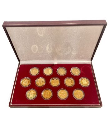 Colección 13 Arras Reales de plata Bobones y Austrias FNMT  - 1