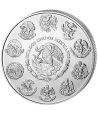 Moneda de México 1 Onza plata Pura 2015.  - 2