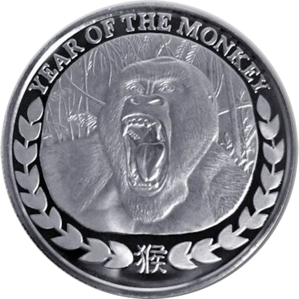 Moneda de plata Somaliland 1000 Shilling Año mono 2016.  - 1