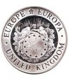 Moneda de plata 25 Ecu Gran Bretaña 1992 Europa. Proof.  - 6