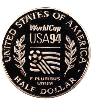Moneda Estados Unidos Half Dollar 1994 Mundial de Futbol USA 94. Níquel.  - 2