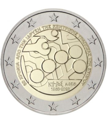 moneda 2 euros Chipre 2023 Banco Central  - 1