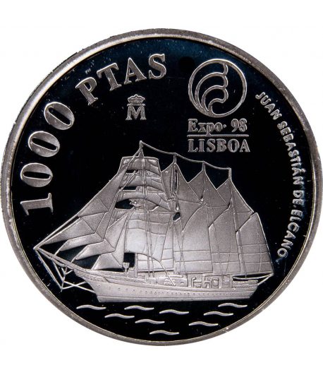 Moneda de España 1000 Pesetas 1998 Expo 98 Lisboa. - 1 Moneda de España 1000 Pesetas 1998 Expo 98 Lisboa. - 1