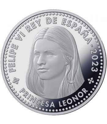 Moneda de España 40 euros 2023 Princesa Leonor. Color  - 1