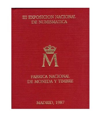 Cartera E-87. III Exposición Numismática 1987.  - 1