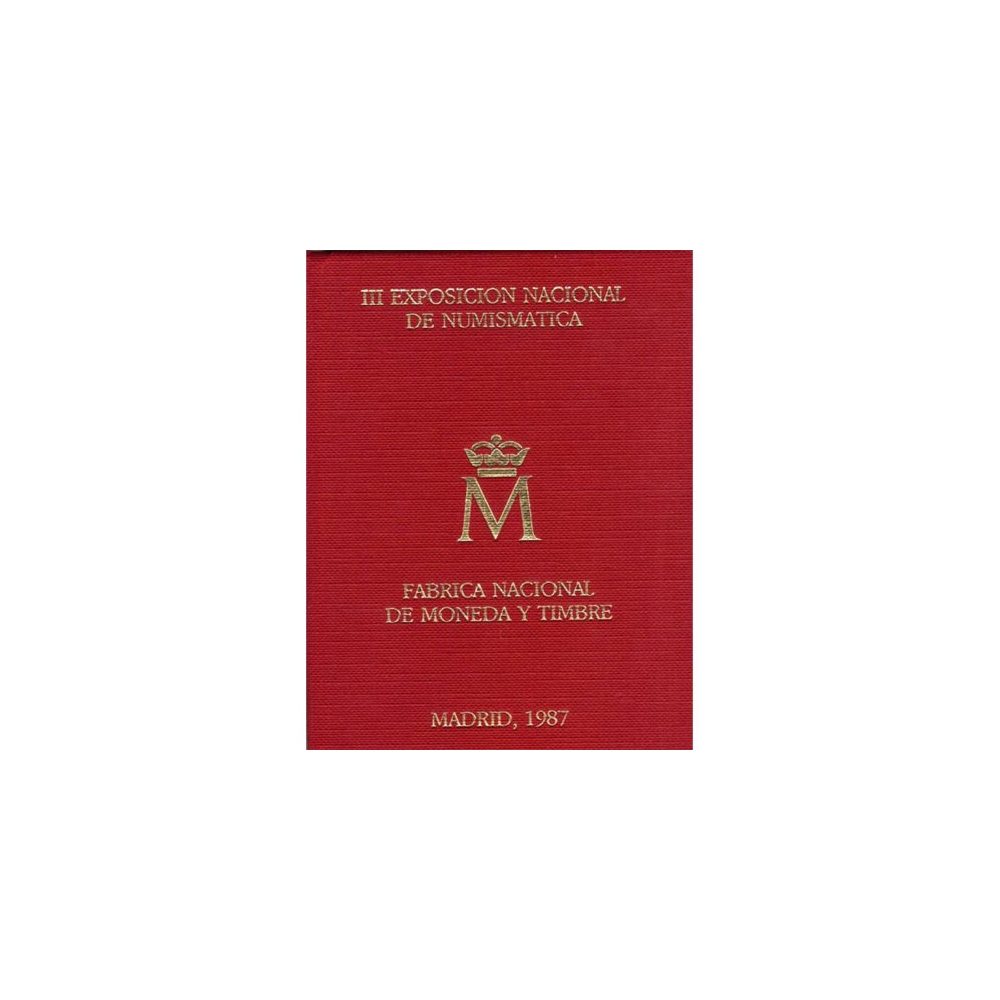 Cartera E-87. III Exposición Numismática 1987.  - 1