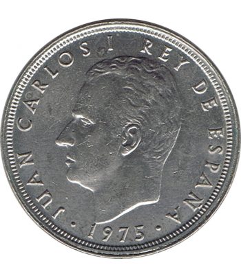 Moneda de España 5 Pesetas 1975 *19-80 ERROR del Mundial  - 2