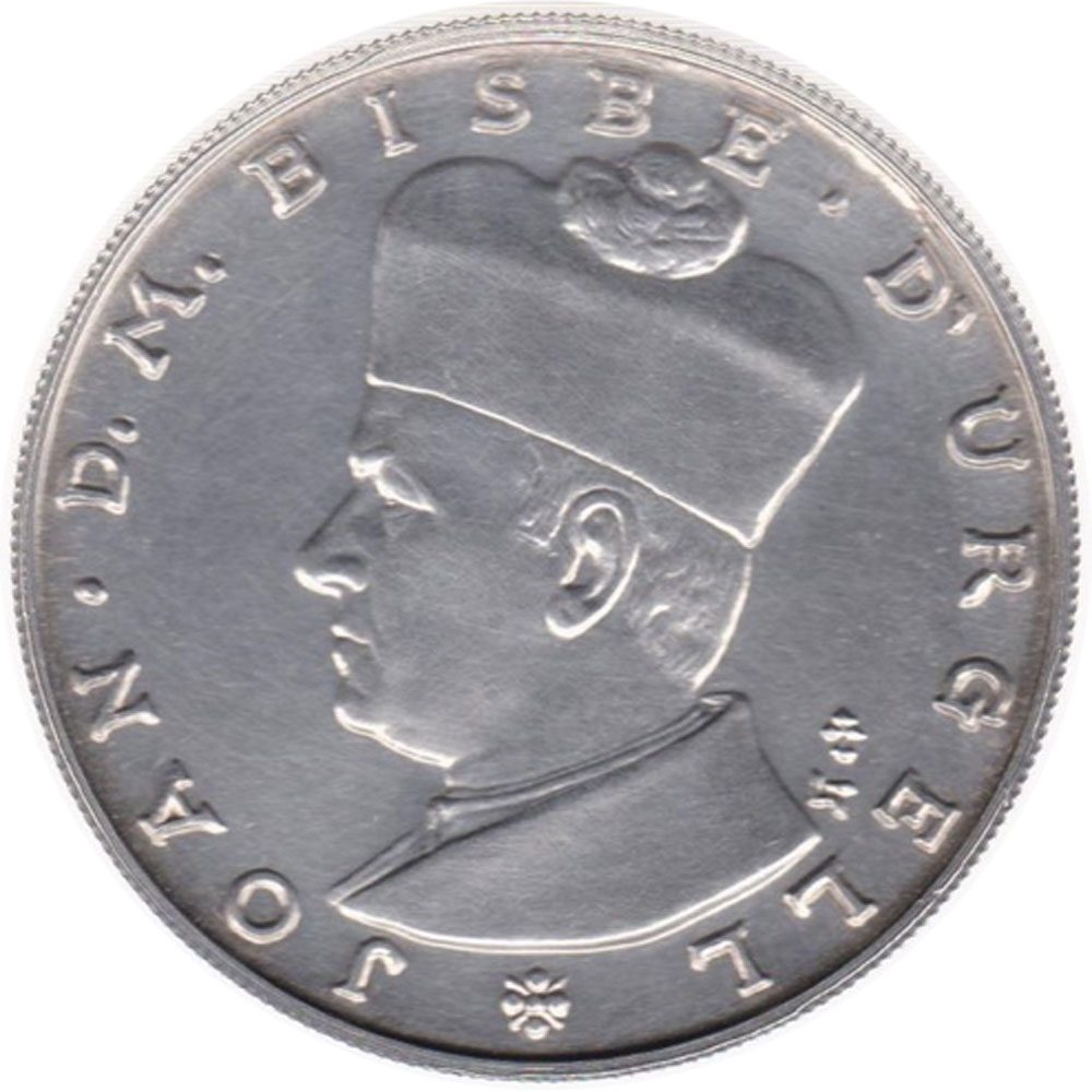 Moneda de Andorra 25 Diners 1984 Bisbe d'Urgell.  - 1