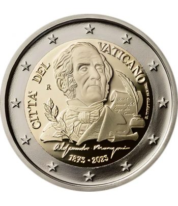 moneda de Vaticano 2 euros 2023 Alessandro Manzoni  - 1