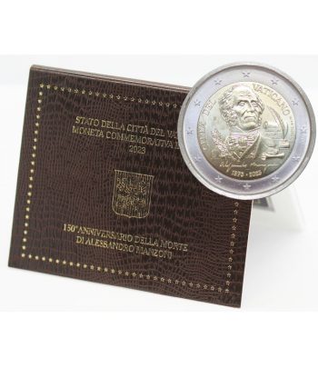 moneda de Vaticano 2 euros 2023 Alessandro Manzoni  - 2