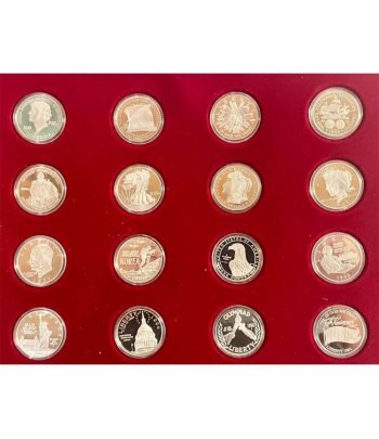 Colección Historia del Dolar de plata Americano. 16 monedas  - 2