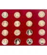 Colección Historia del Dolar de plata Americano. 16 monedas  - 2