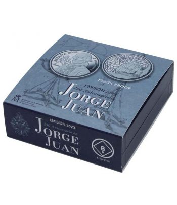 Moneda de España 10 euros 2023 250 Años Jorge Juan. Plata  - 3