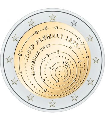 moneda 2 euros Eslovenia 2023 Josip Plemelj  - 1