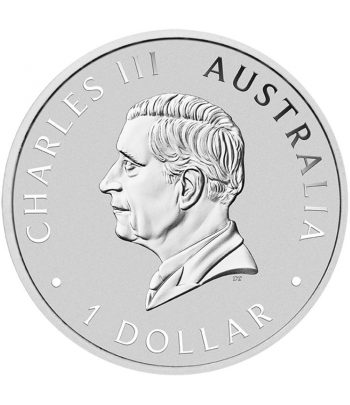 Moneda de 1$ de plata Australia Kookaburra año 2024  - 2
