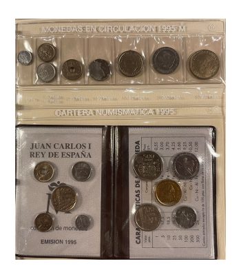 Colección monedas y Carteras  Juan Carlos I 1976 a 2001.  - 5