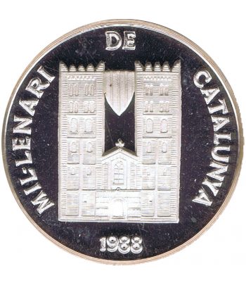 Medalla de plata Milenario de Cataluña 1988  - 1