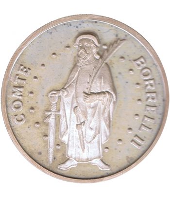 Medalla de plata Milenario de Cataluña 1988  - 2