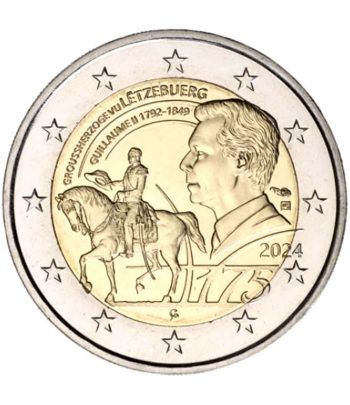moneda 2 euros Luxemburgo 2024 Duque Guillermo II  - 1