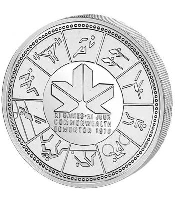 Canada 1$ 1978 XI Juegos de la Commonwealth. Plata en estuche  - 1