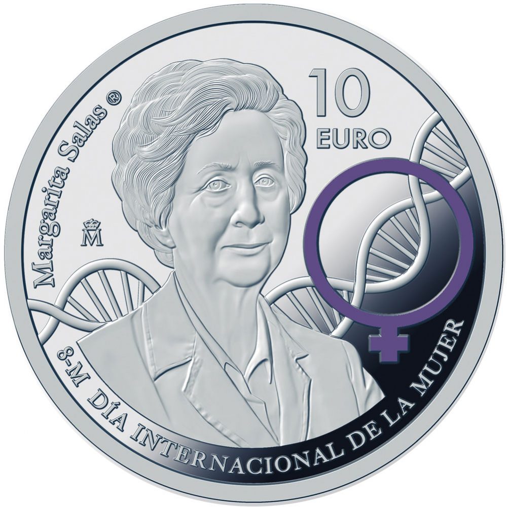 Moneda de España 10 euros 2024 Margarita Salas. Plata  - 1