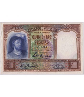 Billete de España 500 pesetas 1931. Serie 1113306  - 1