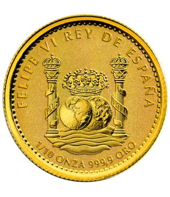 Moneda de España Caballo Cartujano 1/10 onza de oro 2024  - 2