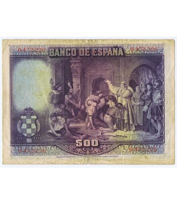 (1928/15/08) Madrid 500 Pesetas. MBC. Serie 0432226  - 2