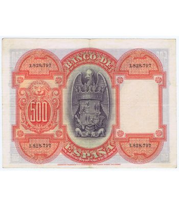 Billete de España 500 pesetas 1927. EBC. Serie 1828797  - 2