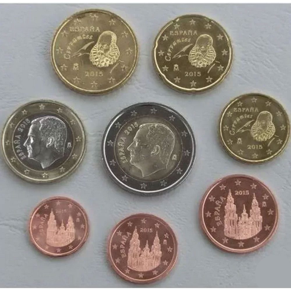 Serie de 8 monedas de España euros 2024  - 1