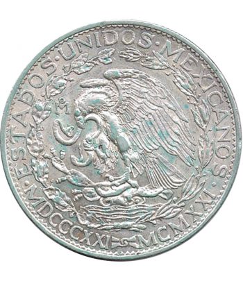 Moneda de Mexico 2 pesos 1921. Plata  - 2