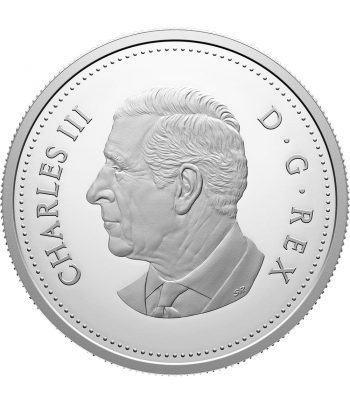Moneda de plata Canada 1$ 2024 100 Años Fuerzas Aereas. Proof.  - 3