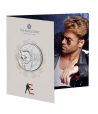 Moneda de niquel 5 Libras Inglaterra 2024 George Michael.  - 1