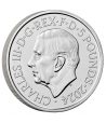 Moneda de niquel 5 Libras Inglaterra 2024 George Michael.  - 3