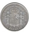Moneda de España 5 Pesetas Plata 1871 *74 Amadeo I DE M.  - 2