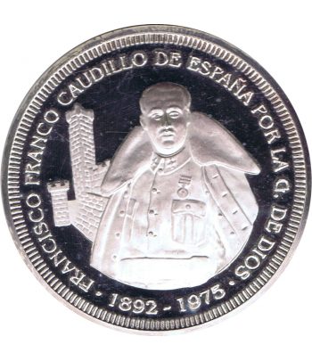 Onza de plata pura Francisco Franco 1892-1975.  - 1