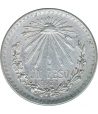 Moneda de Mexico 1 peso 1921. Plata  - 1