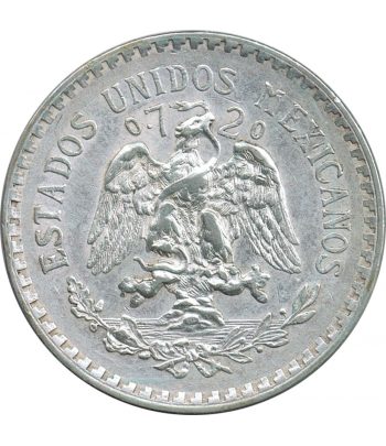 Moneda de Mexico 1 peso 1921. Plata  - 2