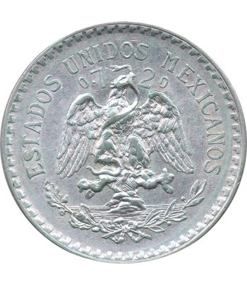 Moneda de Mexico 1 peso 1923. Plata  - 2