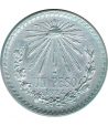 Moneda de Mexico 1 peso 1924. Plata  - 1