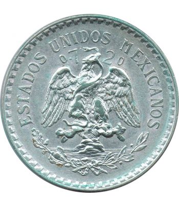 Moneda de Mexico 1 peso 1924. Plata  - 2