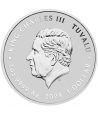 Moneda 1$ de plata Tuvalu 2024 40 Años Tortugas Ninja.  - 2